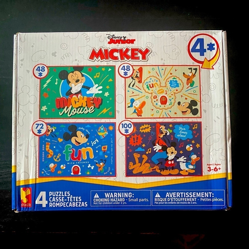 NWOT-DISNEY JR-MICKEY MOUSE PUZZLES